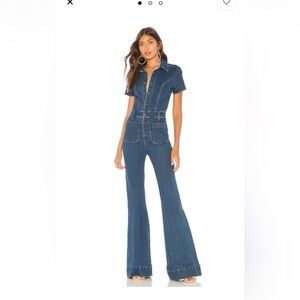 Show Me Your MuMu Blue Denim Jumpsuit